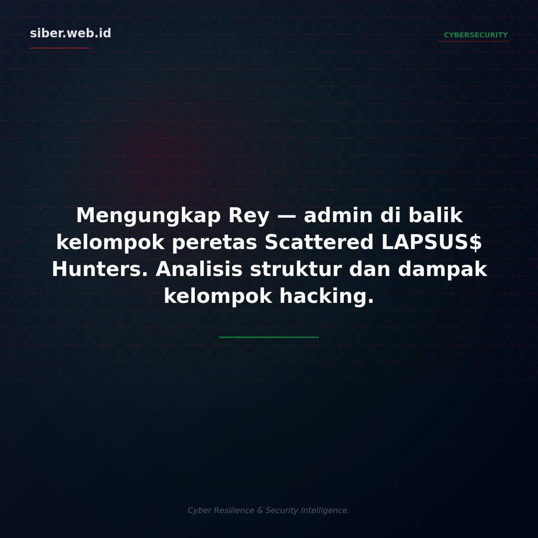 Mengungkap Rey, Admin di Balik Kelompok Peretas &#8216;Scattered LAPSUS$ Hunters&#8217;