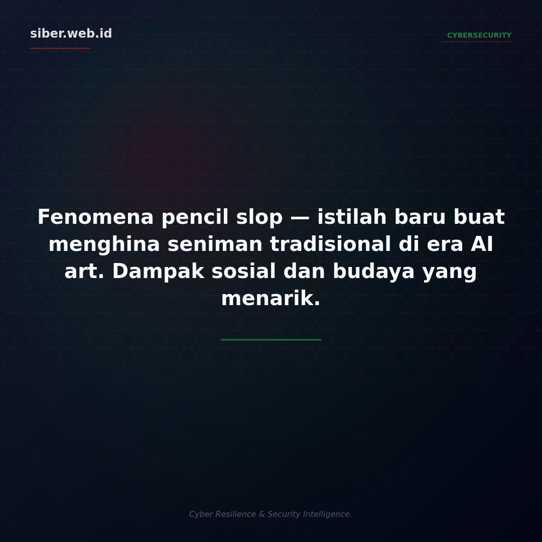 Fenomena &#8216;Pencil Slop&#8217;: Istilah Baru untuk Menghina Seniman Tradisional
