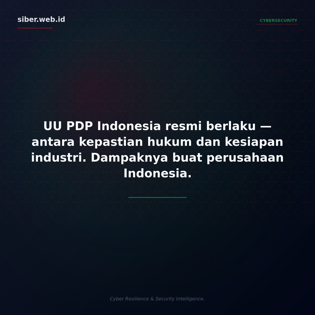 UU PDP Indonesia: Antara Kepastian Hukum dan Kesiapan Industri