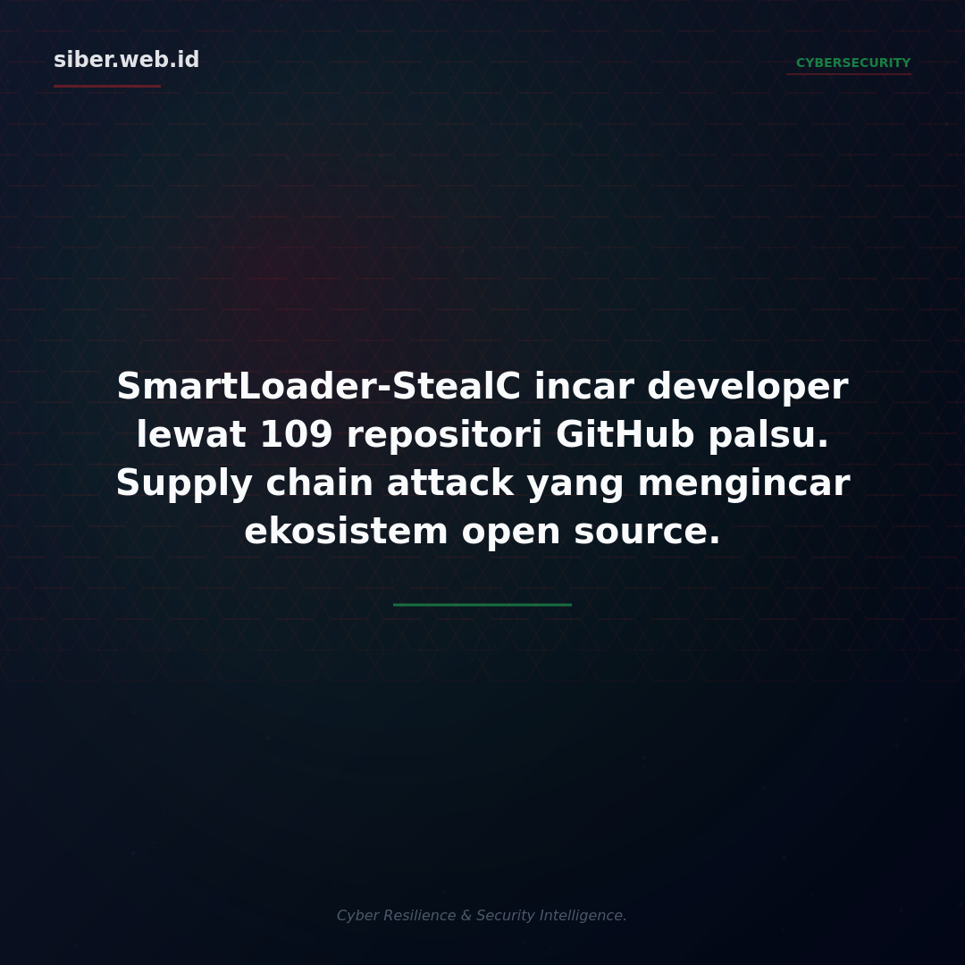 SmartLoader-StealC Incar Developer Lewat 109 Repositori GitHub Palsu