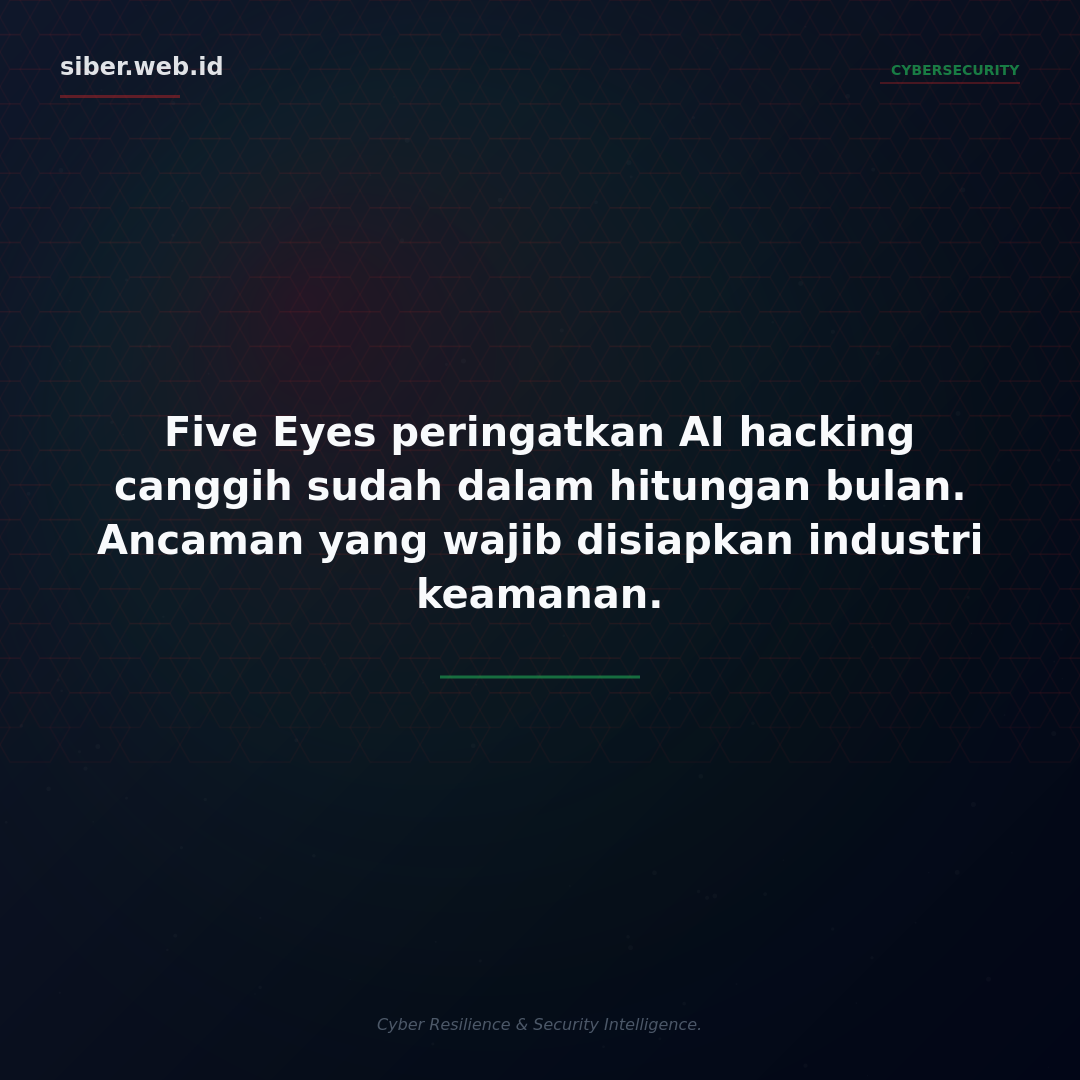 Badan Intelijen Five Eyes Peringatkan AI Hacking Canggih Sudah Dalam Hitungan Bulan